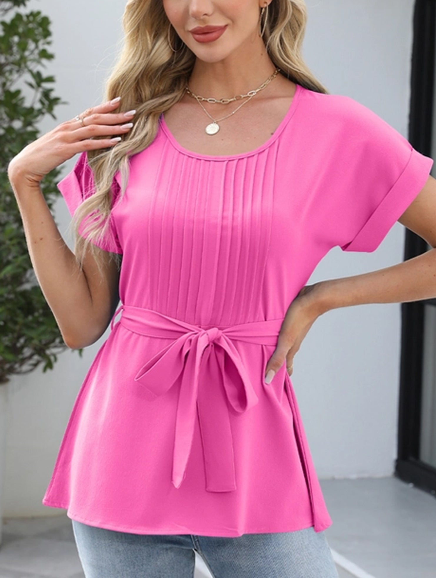 Women?™s Ruffled Blouse ??Light & Lovely