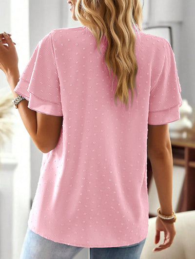 V Neck Casual Pullover Shirt