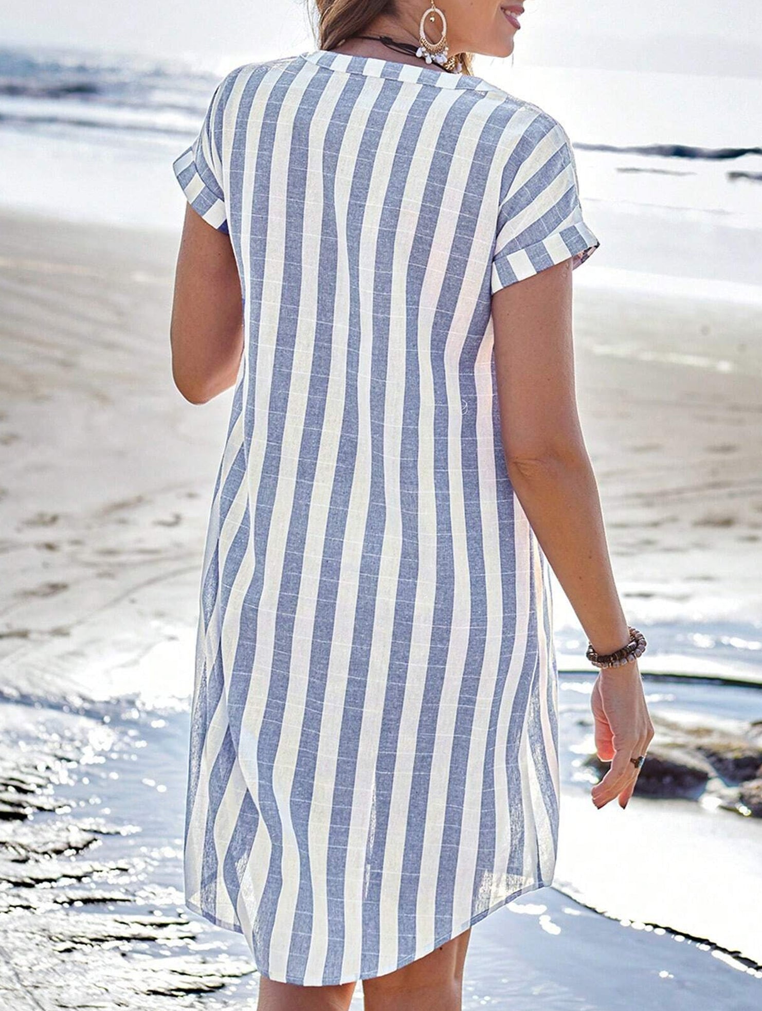 Stripe Loose Casual Shirt