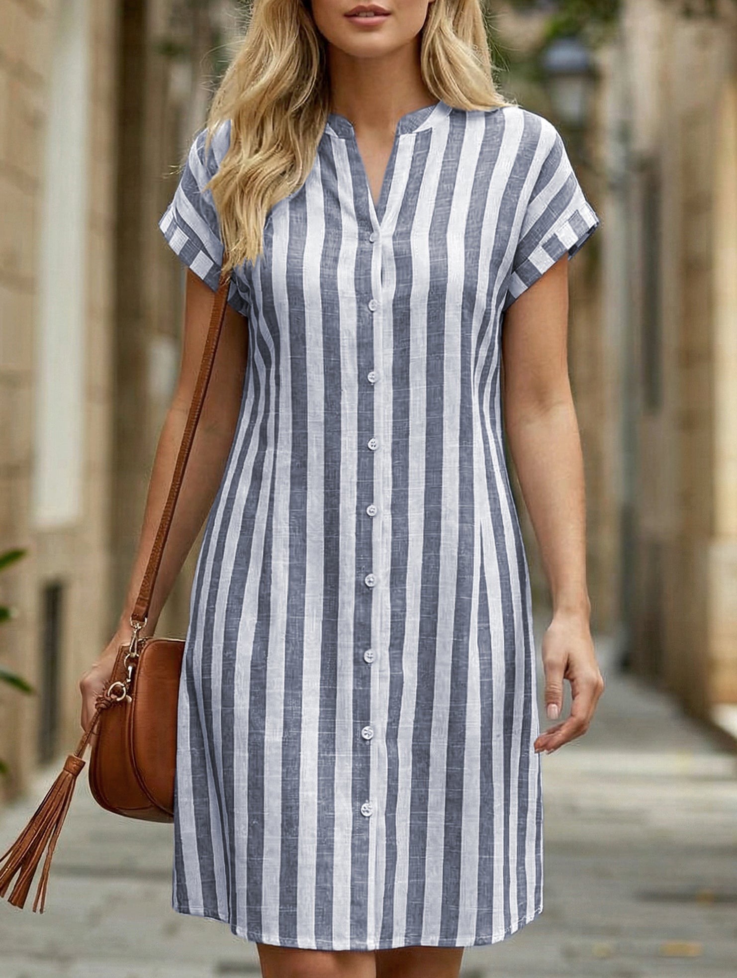Stripe Loose Casual Shirt