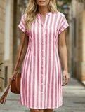 Stripe Loose Casual Shirt