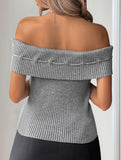 Women's Knit Top with Bow Tie Design