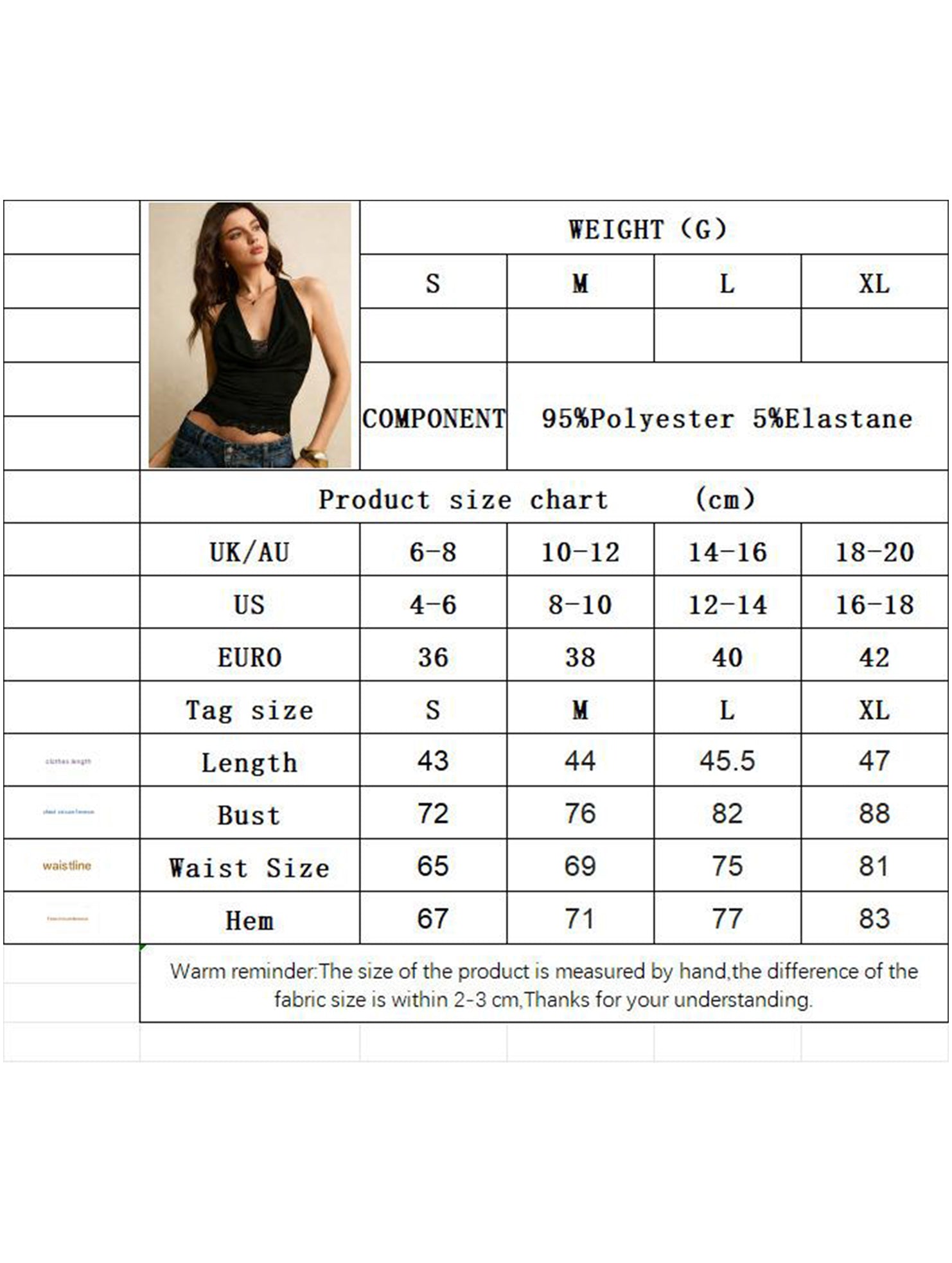 Lace Patch Halter Ruched Tank_CWTTK00571