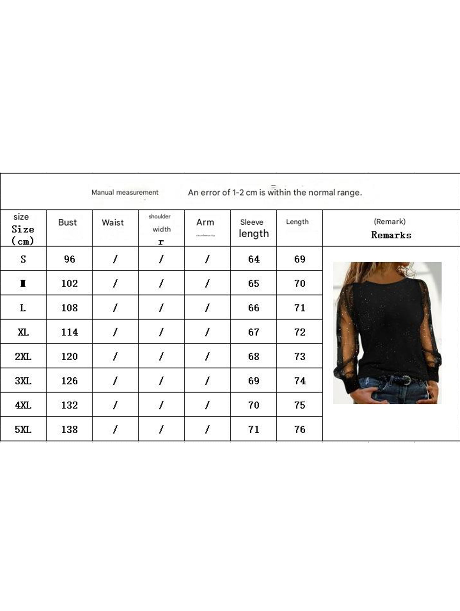 Casual Loose Fit Crew Neck Long Sleeve T-Shirt_CWTTL01109