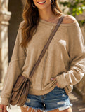Casual patchwork loose women's sweatshirt_CWTTL01116