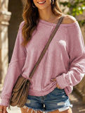 Casual patchwork loose women's sweatshirt_CWTTL01116