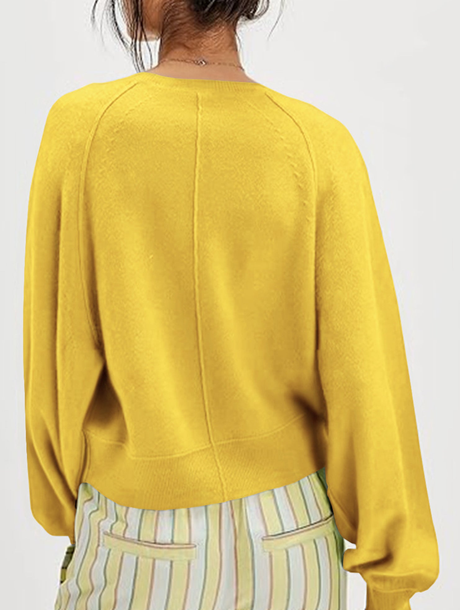 Casual button-down knit pullover sweater_CWTTL01117