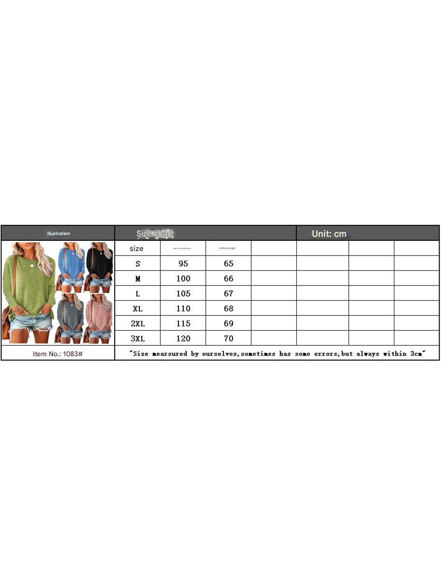 Loose Crew Neck Printed Long Sleeve T Shirt