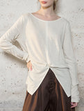 Tencel Linen Sun Protection Long Sleeve Top_CWTTL01211
