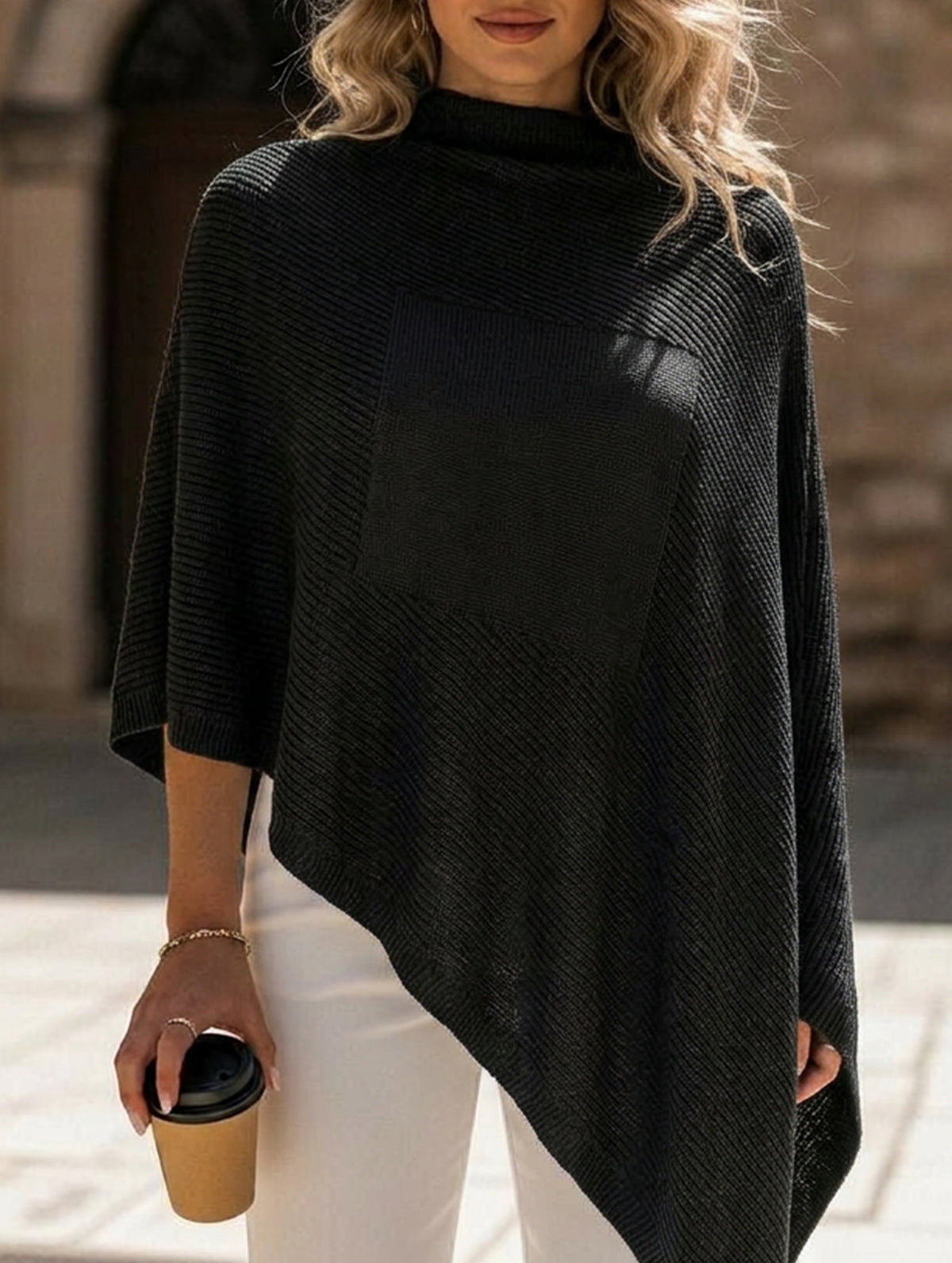 Asymmetrical Hem Casual Top