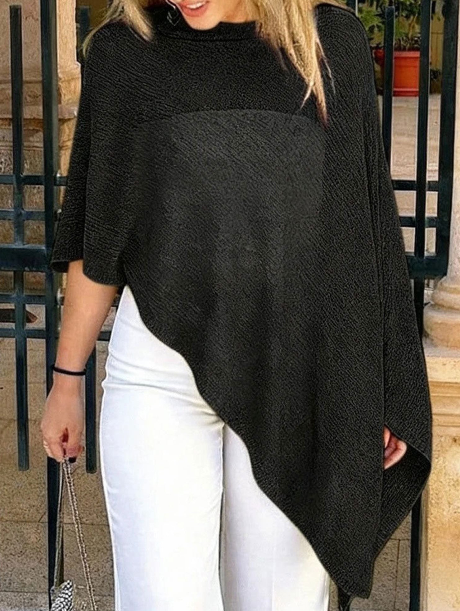 Asymmetrical Hem Casual Top