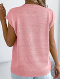 Contrast Heart Loose Knit Sweater