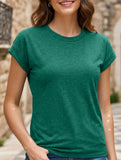 Loose Crewneck Short Sleeve Tee_CWTTS00897