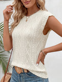 Textured Jacquard Loose Tee