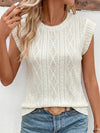 Textured Jacquard Loose Tee