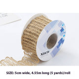 HEMP ROPE LACE DIY FABRIC DECORATIVE RIBBON_CWMM5751