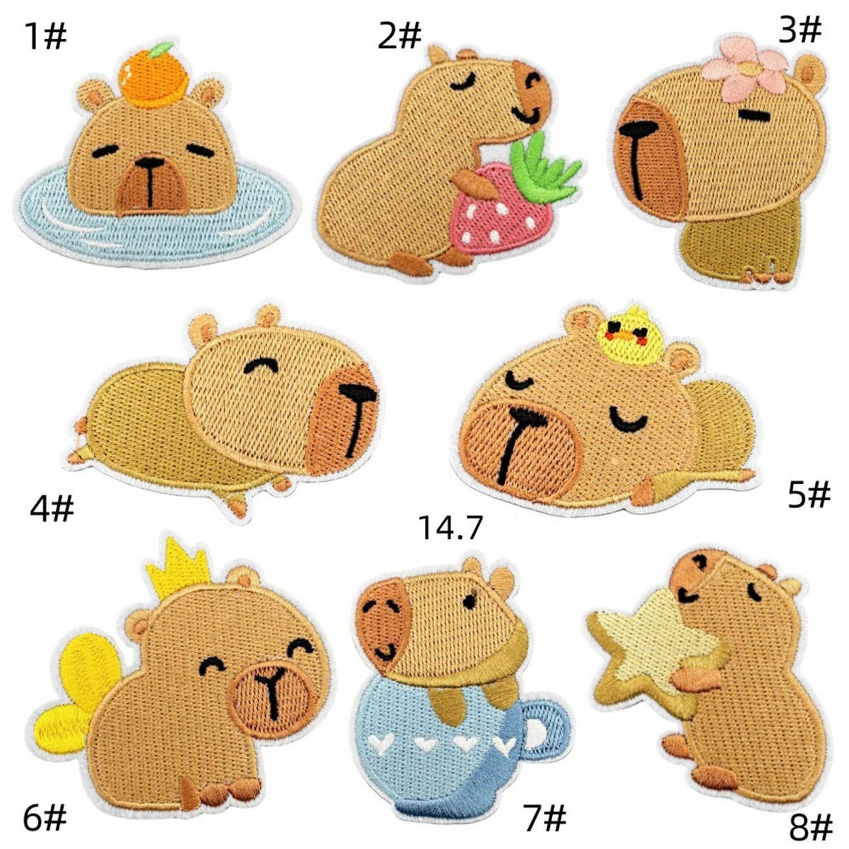 CUTE CARTOON ANIMAL SERIES EMBROIDERED PATCH_CWMM4059