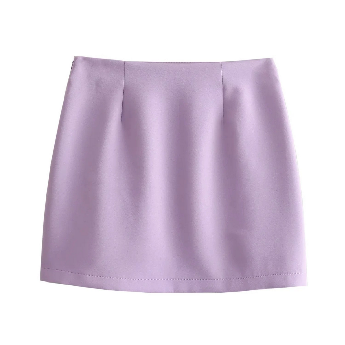 HIGH WAIST MINI SKIRT WITH BOW CHIC STYLE_CWDSD8347