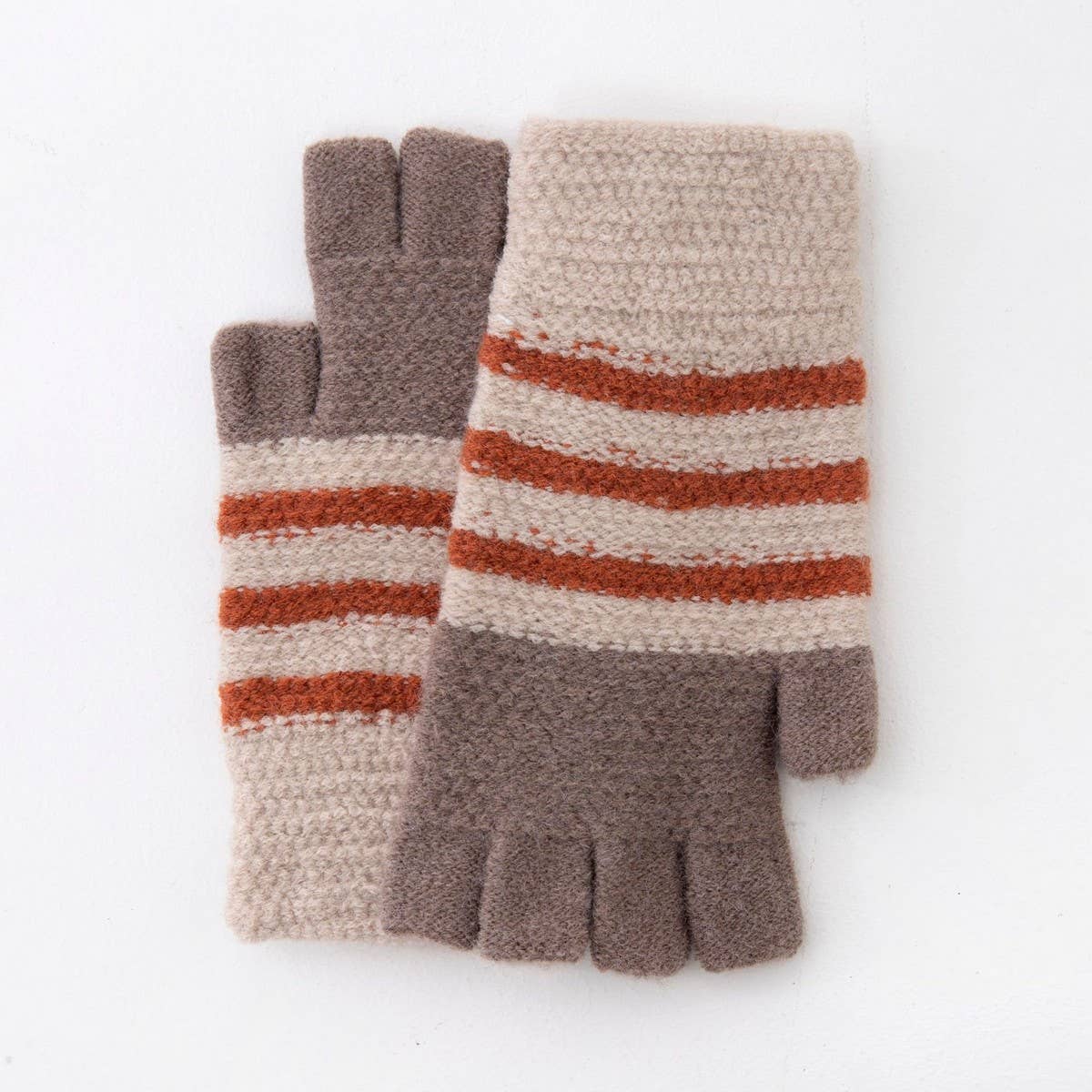HALF FINGER OPEN KNITTED COLD PROTECTION GLOVES_CWAG0157