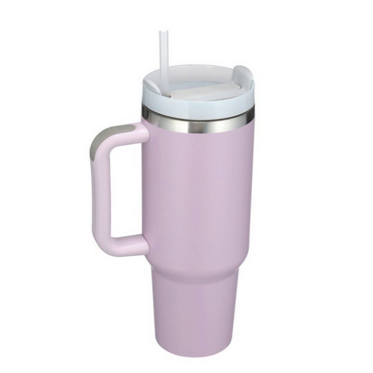 40OZ INSULATED TUMBLER WITH HANDLE STRAW CAR CUP_CWMM7900