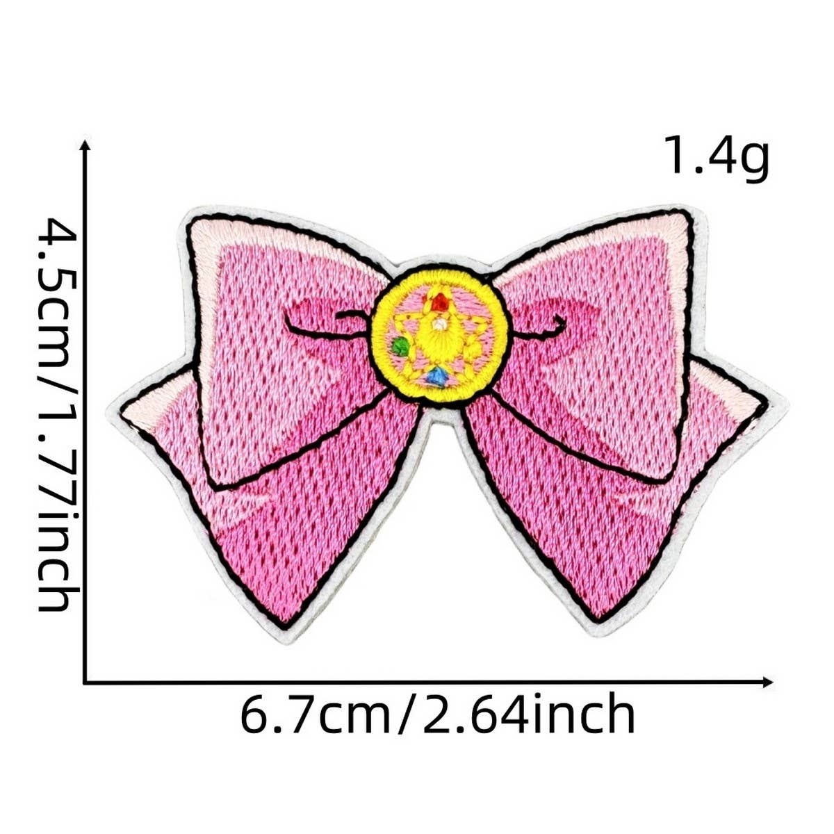 GIRL CARTOON MAGIC WARRIOR EMBROIDERED PATCH_CWMM4069