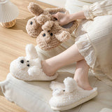 HOME CARTOON PUPPY COTTON SLIPPERS_CWSHS0839