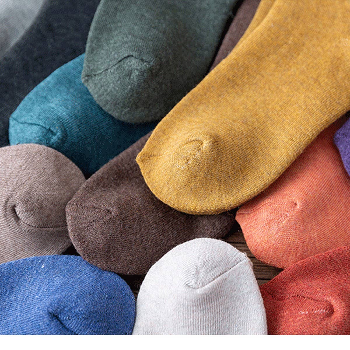 Winter Plus Velvet Thick Warm Terry Mid-Tube Socks_Cwms1391