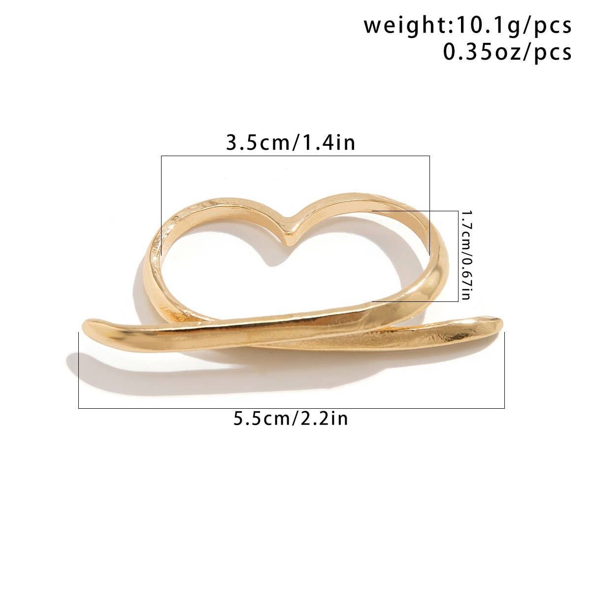 SIMPLE ASYMMETRICAL STATEMENT FRENCH RING_CWAJE1926