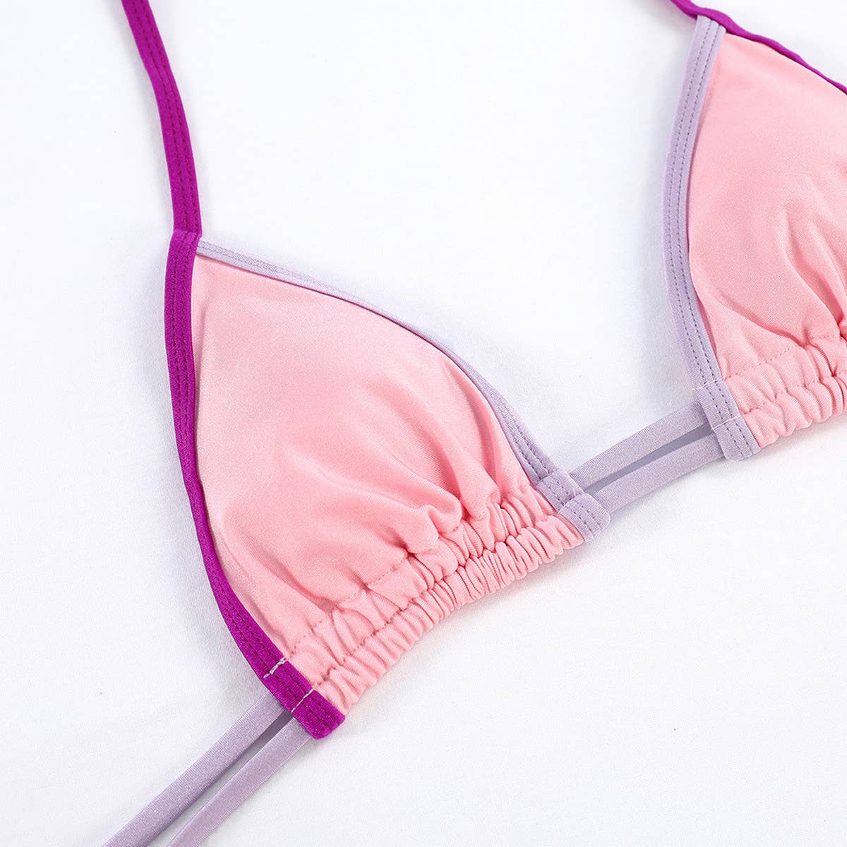 NEW SPLIT PRINTED STRAPPY BIKINI SWIMSUIT_CWMW0241