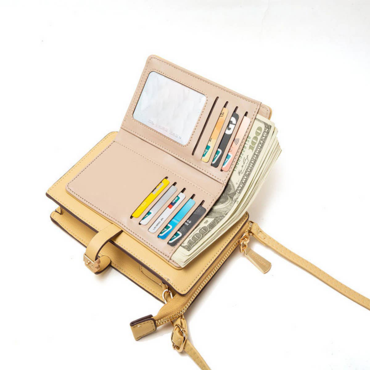 FASHION TRENDY ZIPPER BUCKLE WALLET_CWAB2333