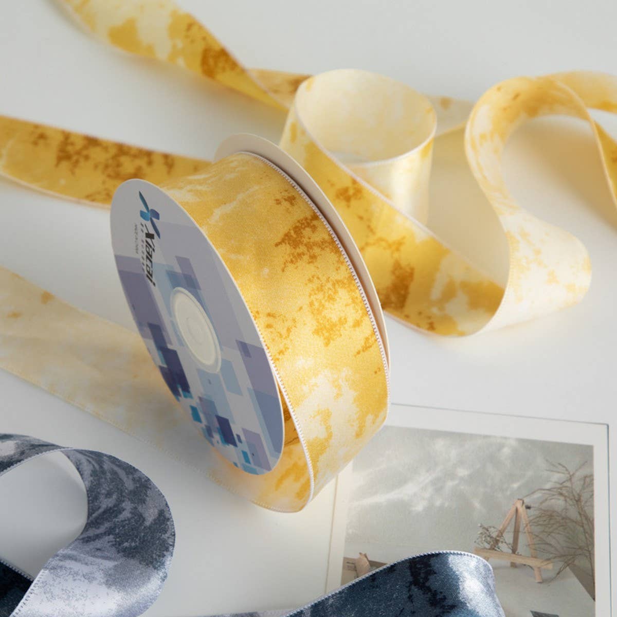 DIY FLORAL SILK GIFT PACKAGING RIBBON_CWMM5767