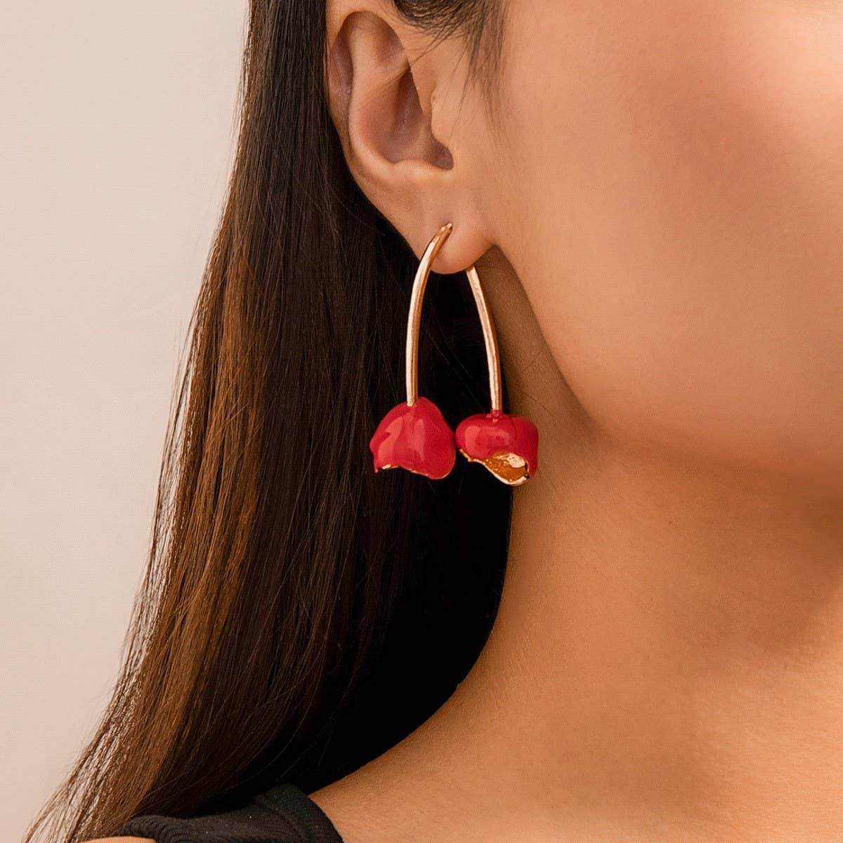 SWEET DOPAMINE ALLOY FRUIT EARRINGS_CWAJE1139