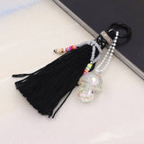 CUTE MUSHROOM TASSEL PENDANT KEYCHAIN_CWMM3557