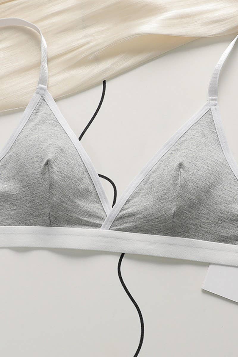 Cwmu00288_Sexy Wireless Sports Bra Set Triangle Cups