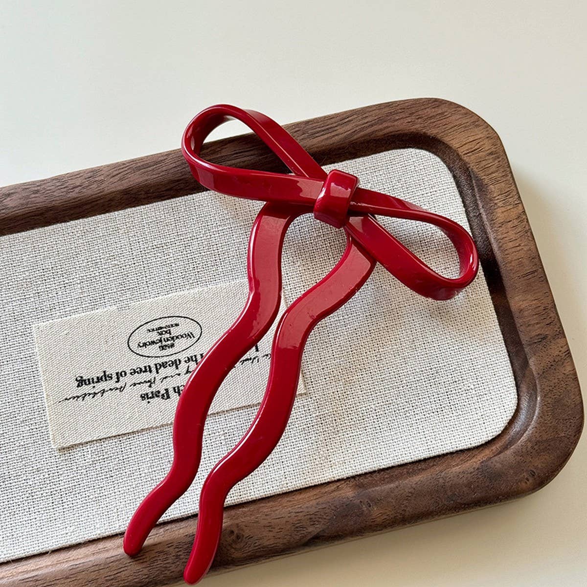 Elegant Bow U-Shaped Hair Stick Sweet Bun Pin