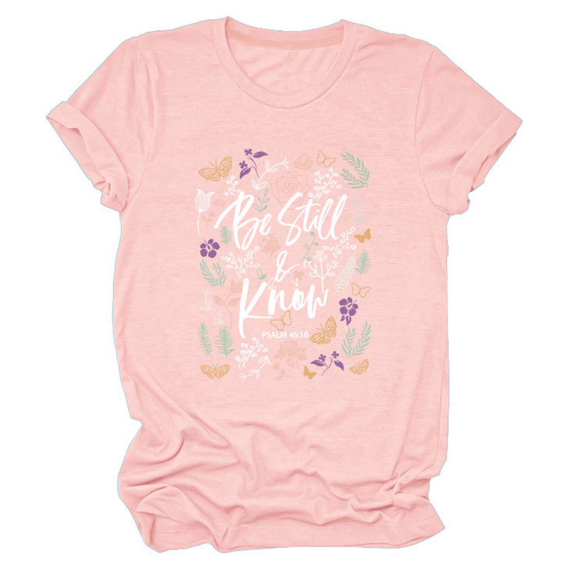 Womens Faith Tee, Be Still And Know_Cwtts1480