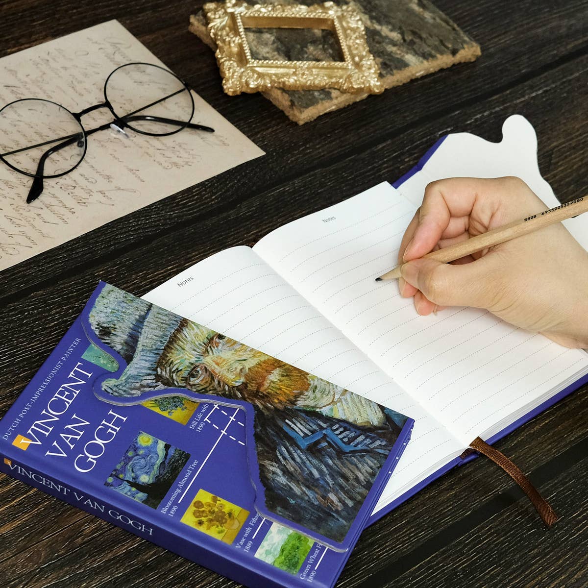 OIL PAINTING VAN GOGH PORTRAIT PORTABLE NOTEBOOK_CWMM1846