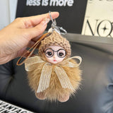 CUTE PLUSH DOLL CAR KEYCHAIN BAG PENDANT GIFT_CWMM2499
