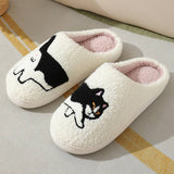 CUTE CARTOON KITTEN WINTER WARM COTTON SLIPPERS_CWMM3064