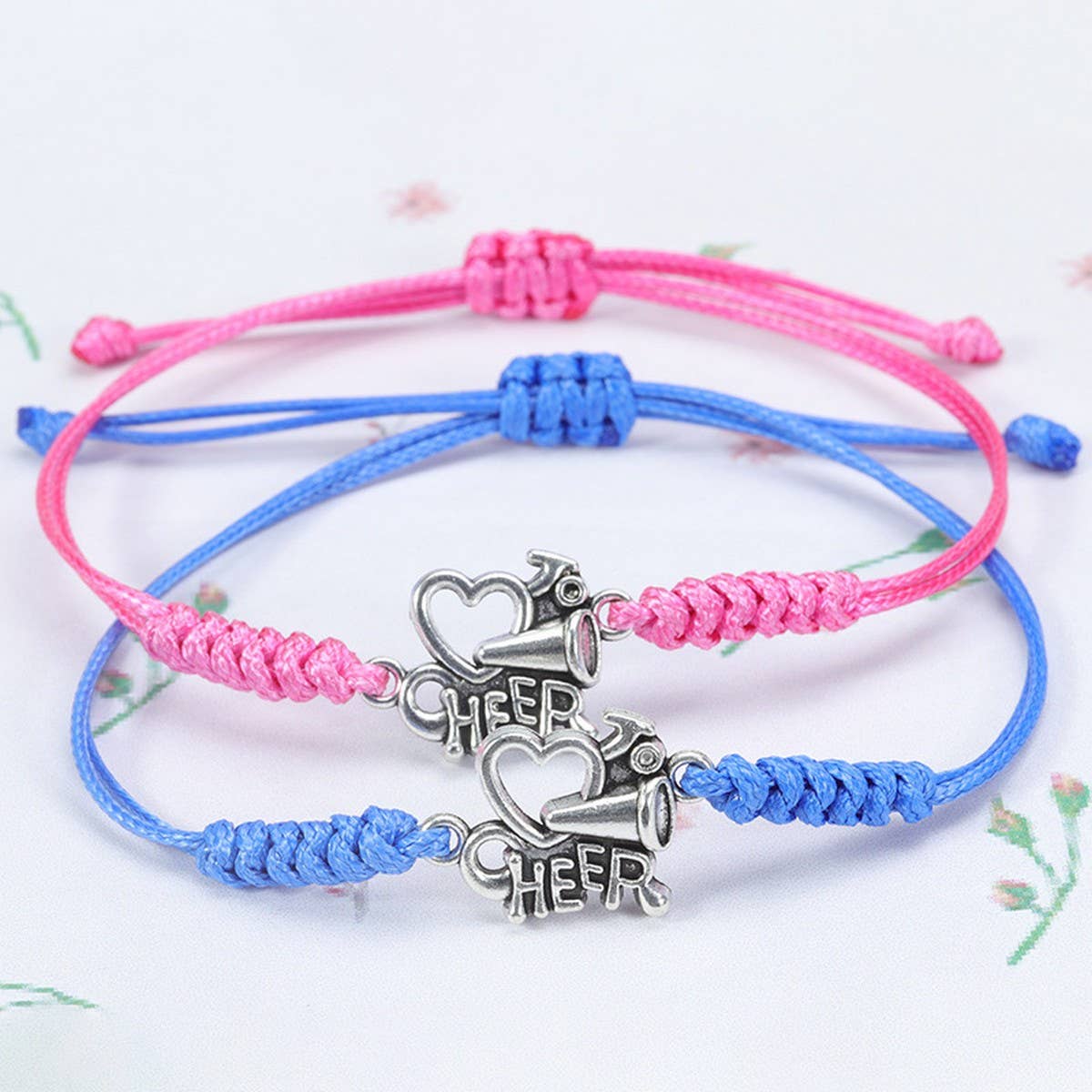 CHEER PATTERN HAND WOVEN BRACELET_CWAJE0723