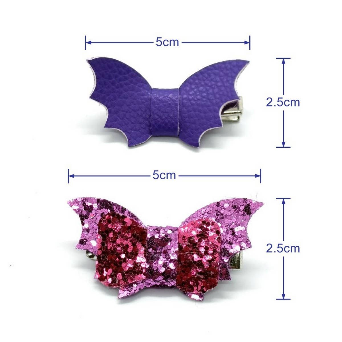 HALLOWEEN CUTE PU BAT DUCK CLIP FOR KIDS_CWAHA6365