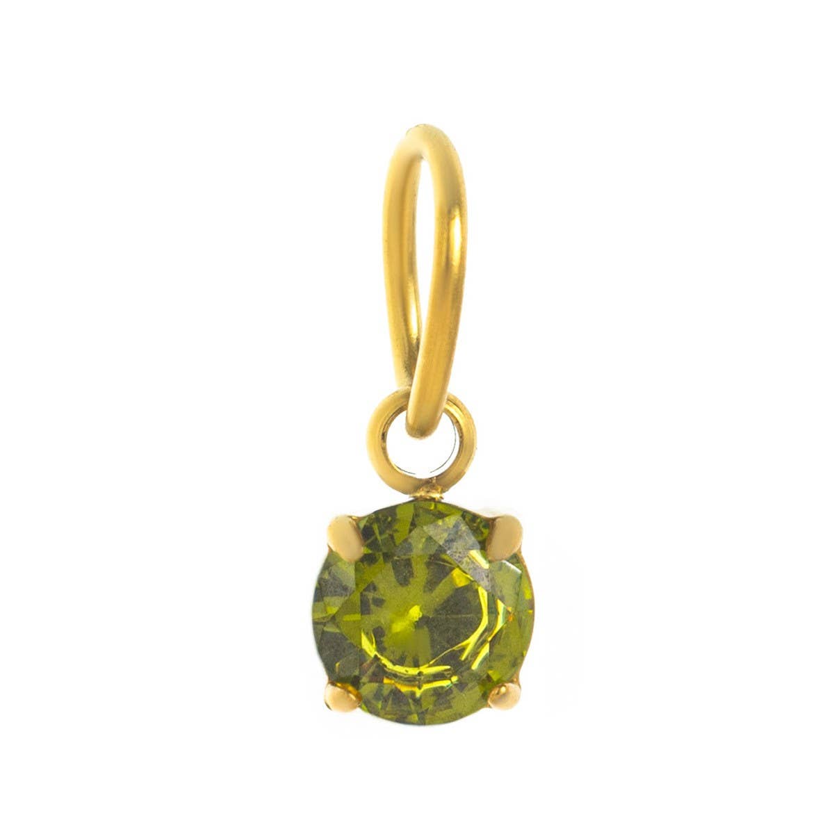 COLORED BIRTHSTONE DIY STAINLESS STEEL NECKLACE_CWMM5697