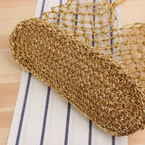 GOLD AND SILVER THREAD HANDMADE CROCHET BAG_CWAB2097