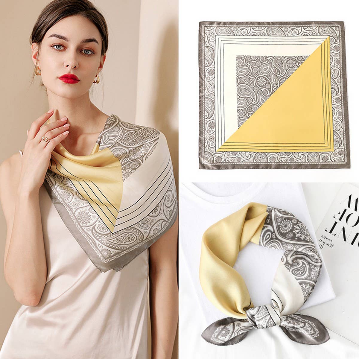 27 5INCH SILK FEELING SCARF SATIN HEAD SCARVE_CWASC0240