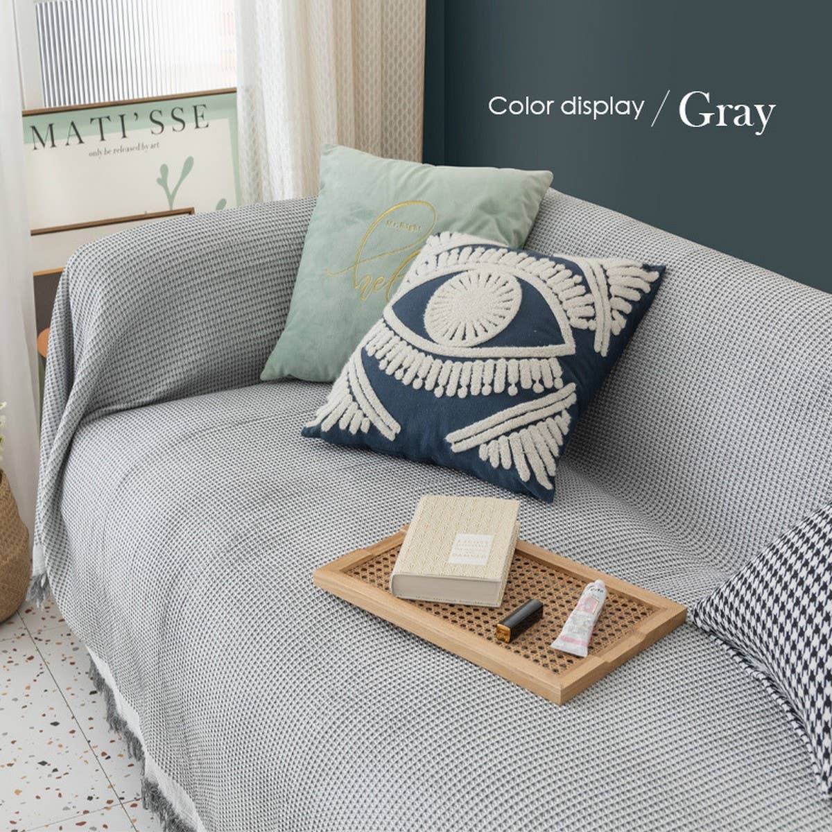 CUTE PINK COUCH COVER FULL WRAP BLANKET_CWMM9642