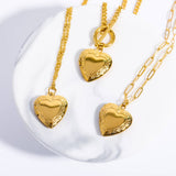 LOVE PHOTO BOX PENDANT CLAVICLE NECKLACE_CWMM5691