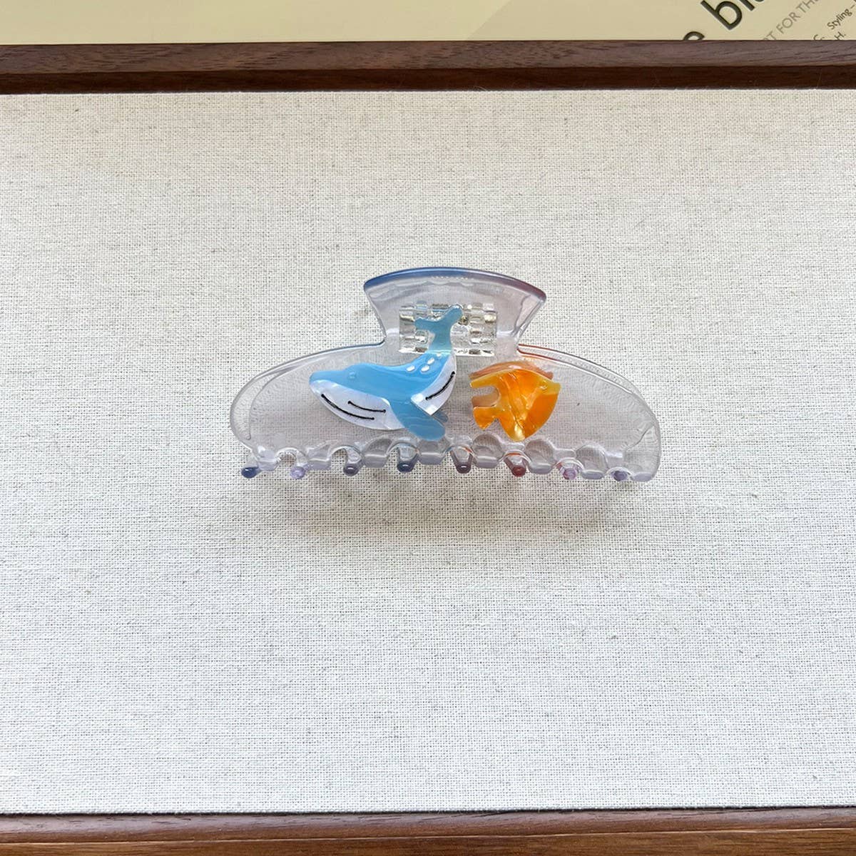 MINIMAL CLEAR BAG STARFISH CLAW CLIP OCEAN VIBES_CWAHA5825