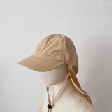 SUMMER THIN CHILDRENS SUN PROTECTION CAPE HAT_CWAH2875