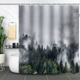 FOREST DIGITAL PRINTING SHOWER CURTAIN_CWMM1800