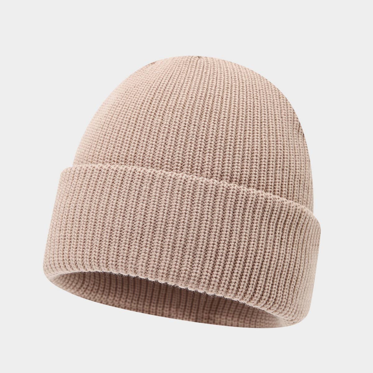 Vintage Knit Dome Skull Cap Warm Short Beanie Hat_Cwah04690
